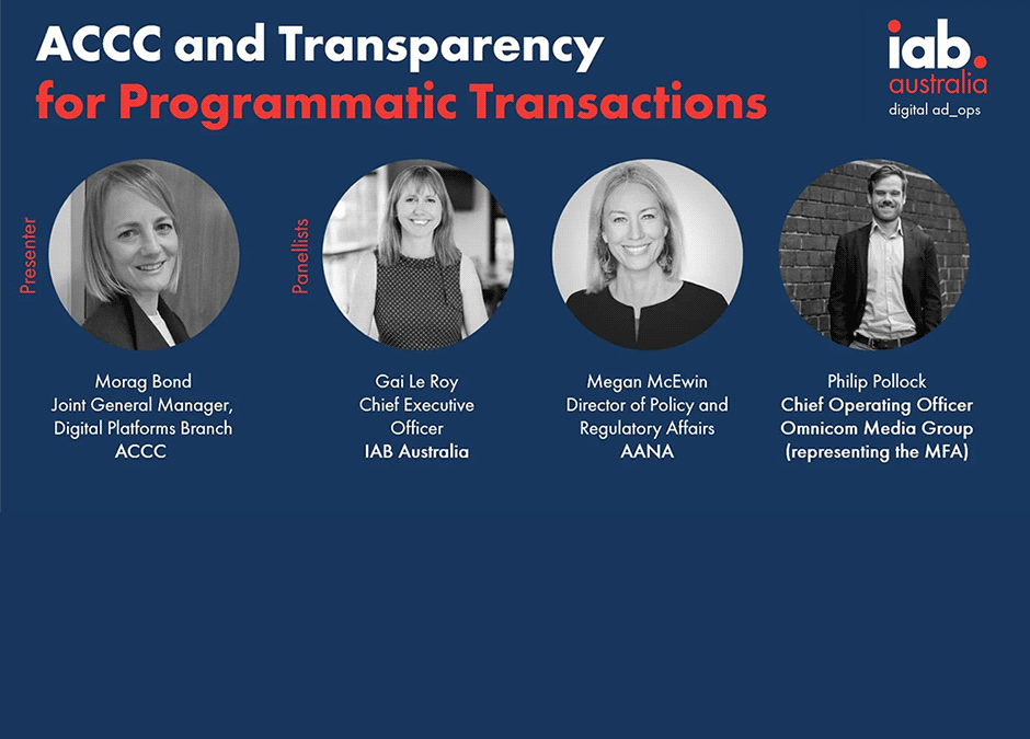 Transparency in Programmatic Advertising - ACCC - IAB - AANA