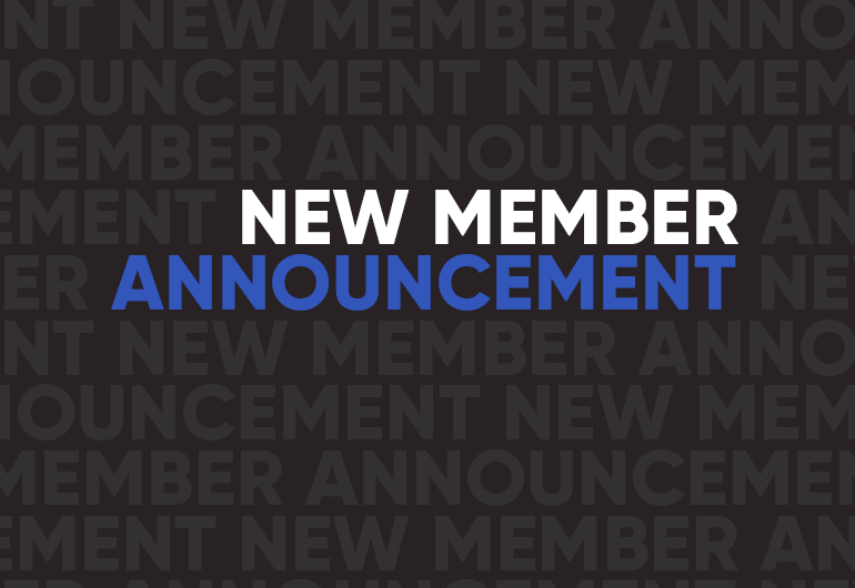 New member announcement